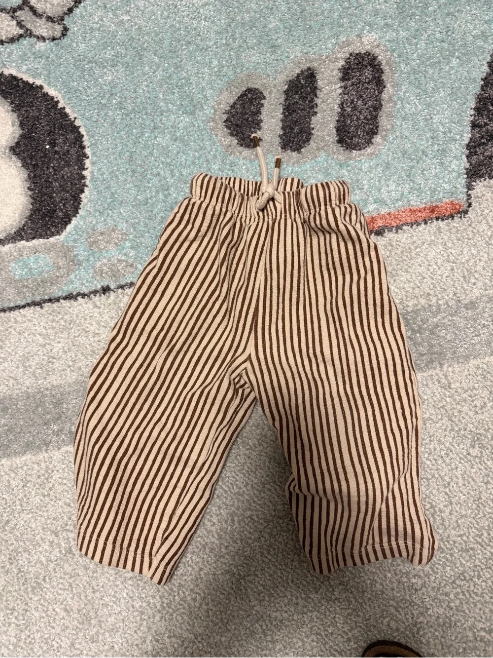 NEXT Striped Tan and Black Kids Pull-On Bottoms